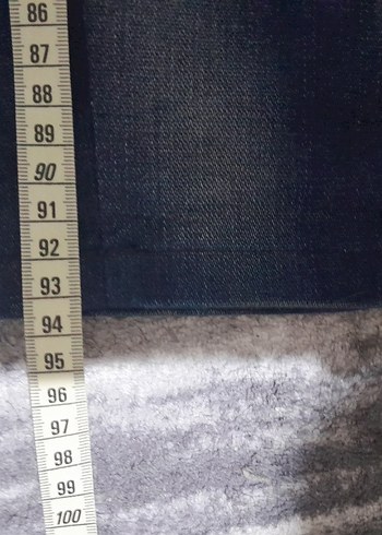 Erkek Lacivert Normal Kesim Kot Pantolon - Görsel 8