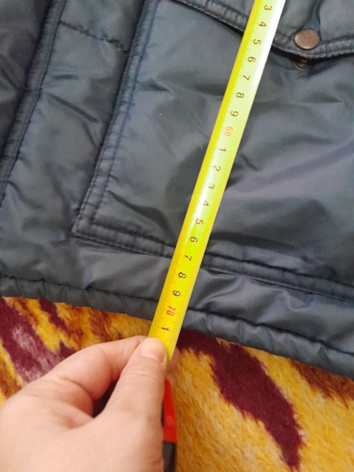 Erkek Lacivert Fermuarlı Kolsuz Mont - Görsel 4