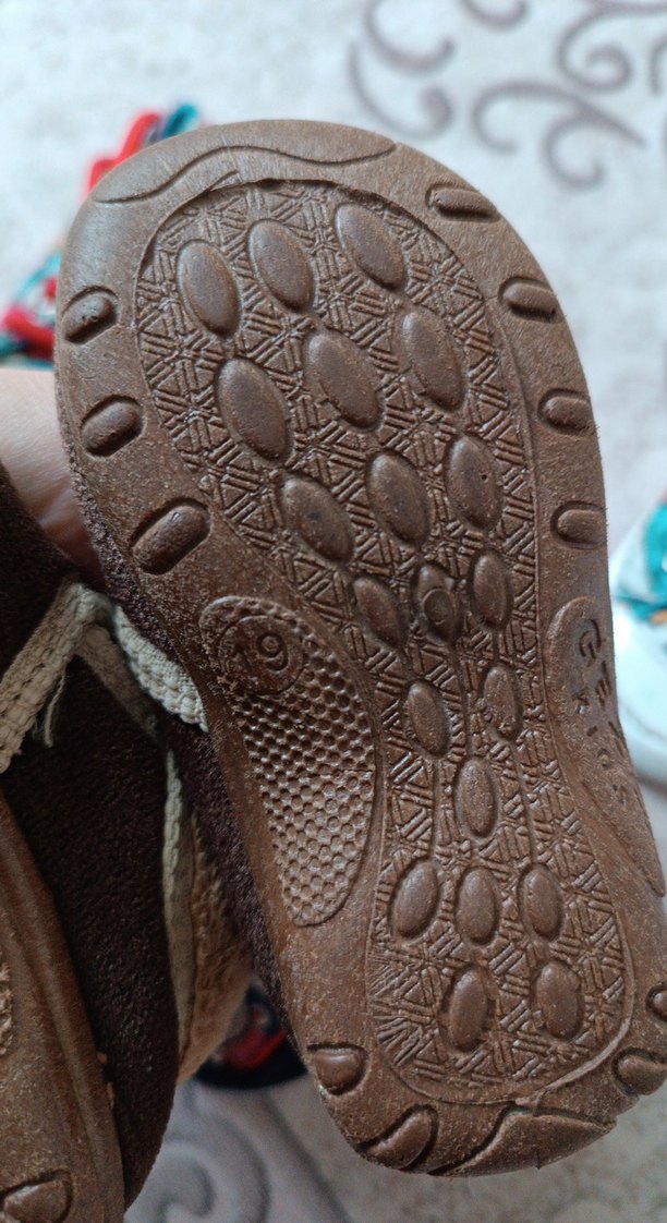 Renkli Erkek Bebek İlk Adım Ayakkabısı Velcro - Görsel 2