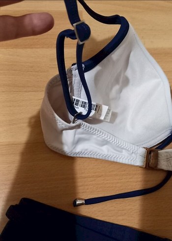 Mavi Kemerli Mini Bikini Takımı - Görsel 5