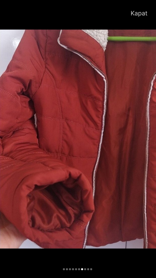 Fermuarlı Kadın Mont - Görsel 3