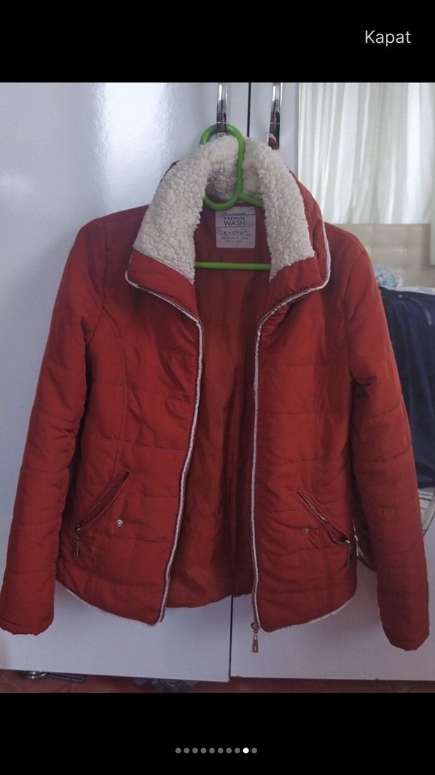 Fermuarlı Kadın Mont - Görsel 4