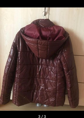 Bordo Kadın Günlük Mont - Görsel 2