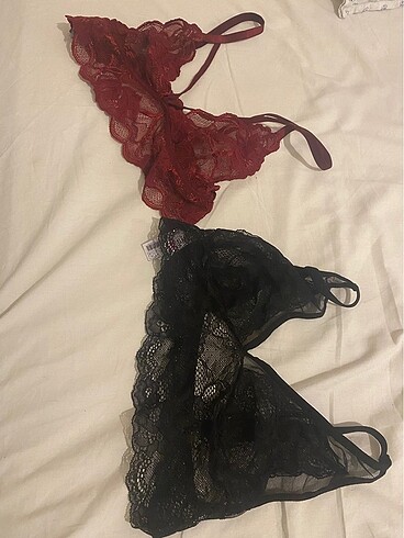 m Beden bordo Renk Bralet