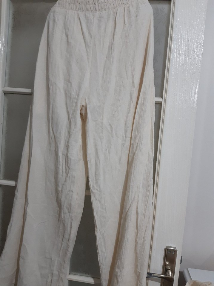 Uzun Keten Hamile Bohem Tunik - Görsel 4