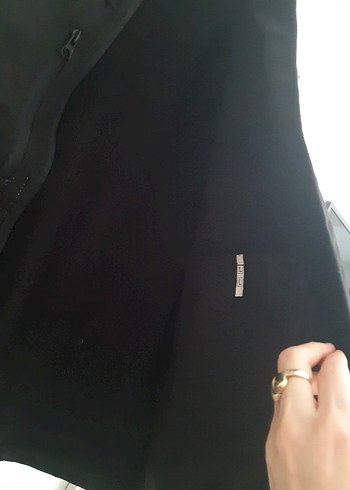 erkek Siyah Fermuarlı Yüksek Yakalı Ceket - Görsel 4