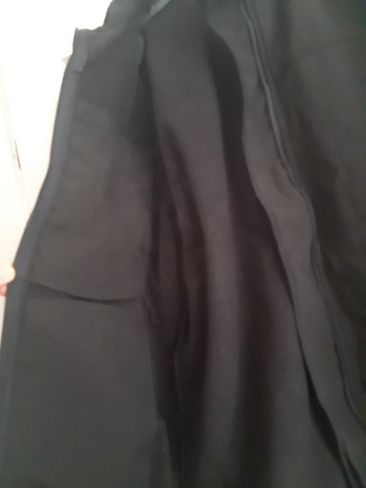 erkek Siyah Fermuarlı Yüksek Yakalı Ceket - Görsel 3