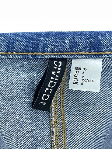 36 Beden mavi Renk H&M Mini Etek %70 İndirimli.