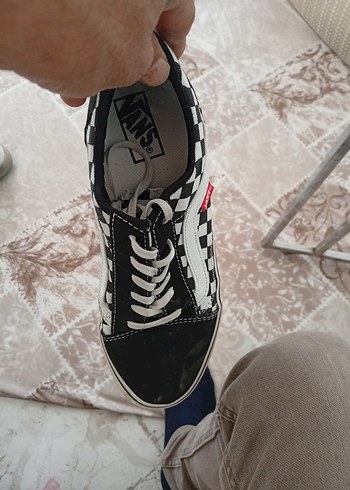 Vans Kadın Beyaz Gri Spor Ayakkabı