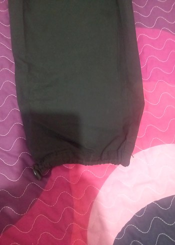 siyah paraşüt kargo Kadın Pantolon - Görsel 6