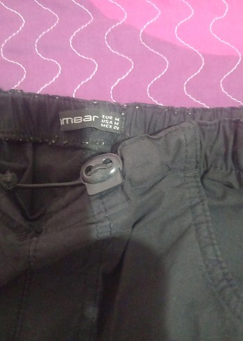 siyah paraşüt kargo Kadın Pantolon - Görsel 3