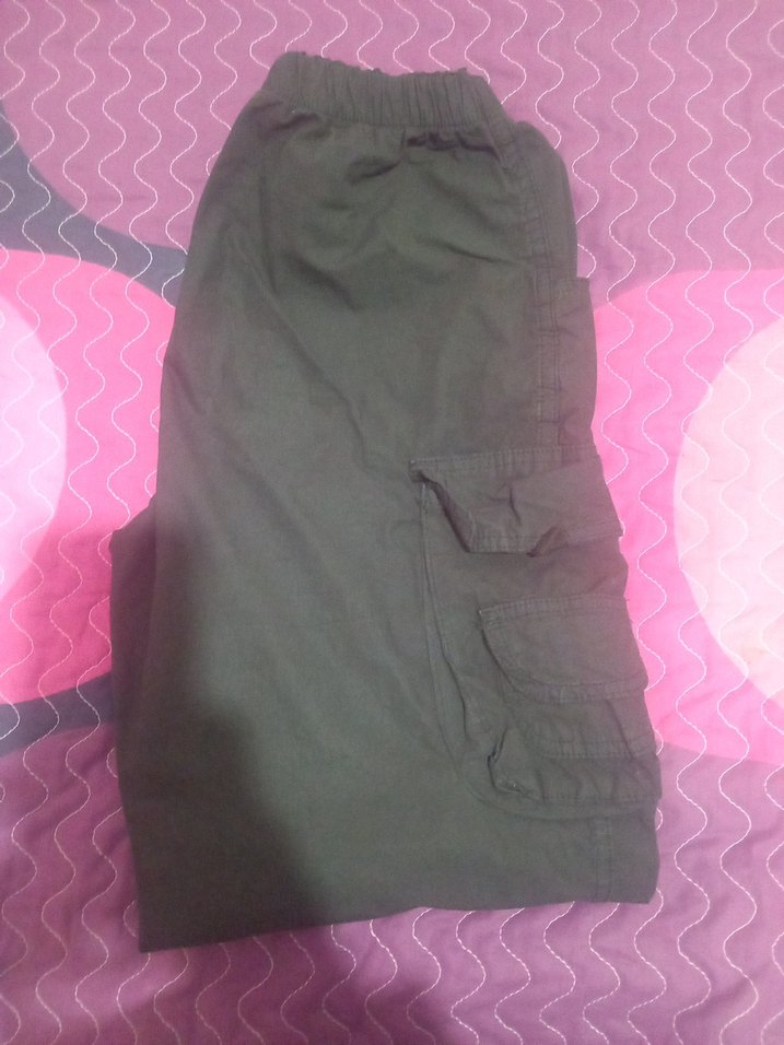 siyah paraşüt kargo Kadın Pantolon - Görsel 4