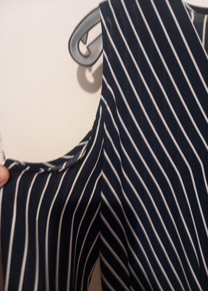 Omuz öpücük yaka bluz - Görsel 4