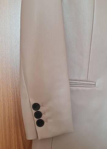Zara Zara marka deri ceket oversize