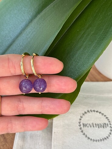 Ametist küpe - Görsel 2