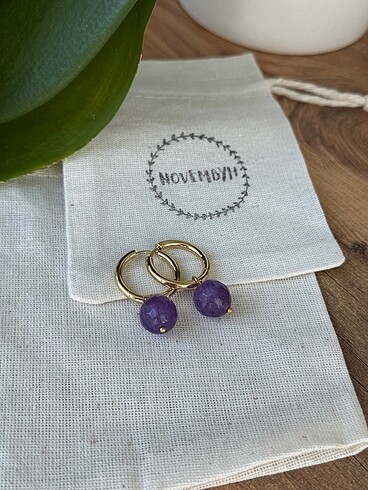 Ametist küpe - Görsel 4