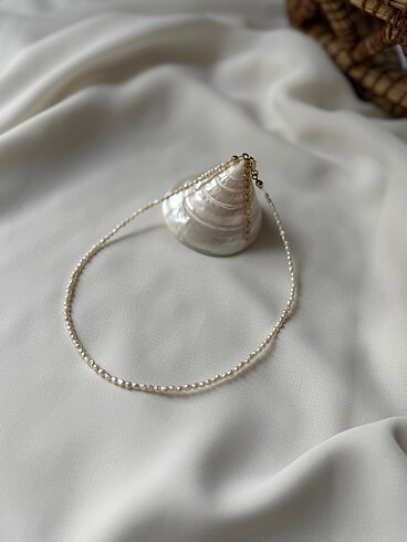 Gerçek inci kolye - Görsel 2