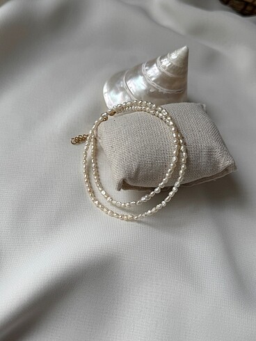 Gerçek inci kolye - Görsel 5