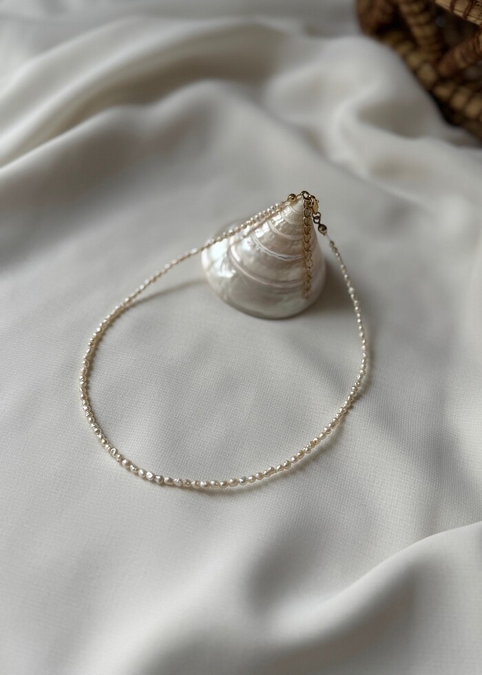 Gerçek inci kolye - Görsel 2