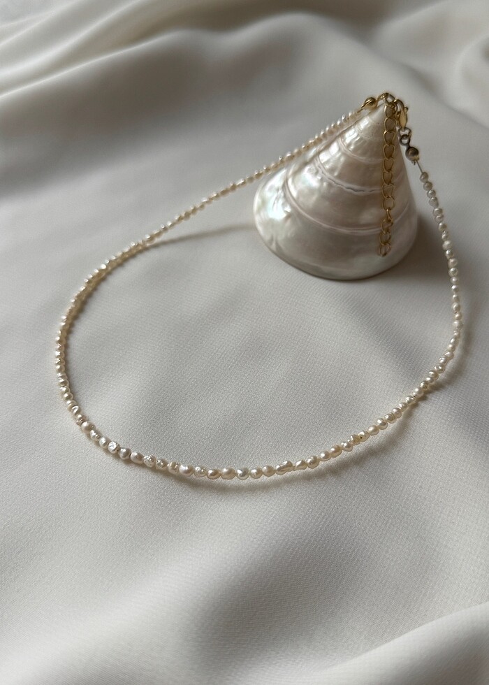 Gerçek inci kolye - Görsel 3