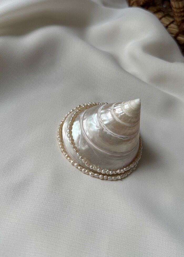 Gerçek inci kolye - Görsel 4