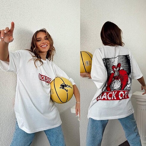 Diğer Unisex oversize tişört