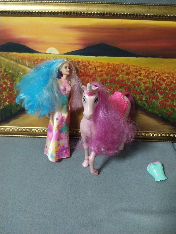Barbie ve  Unicorn Seti - Görsel 2