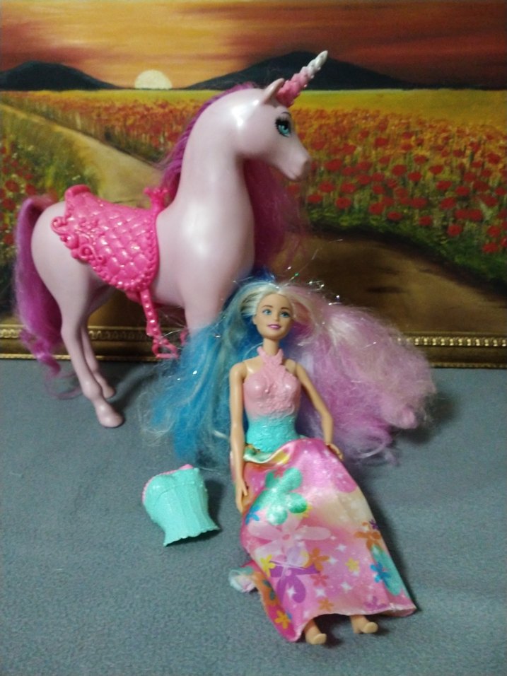 Barbie ve  Unicorn Seti - Görsel 4
