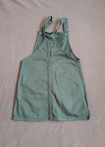 Koton Düğmeli Kadın Kot Midi Tulum - Görsel 3