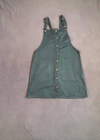 Koton Düğmeli Kadın Kot Midi Tulum - Görsel 7