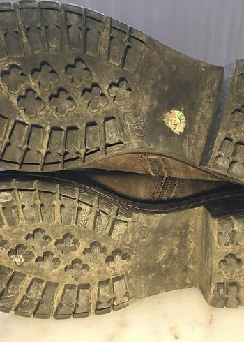 Greyder 37 No. Kahverengi Deri Biker Diz Boyu Çizme - Görsel 6