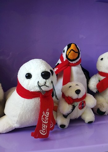 Beden Renk Altı parça Coca-Cola Temalı Peluş Oyuncaklar