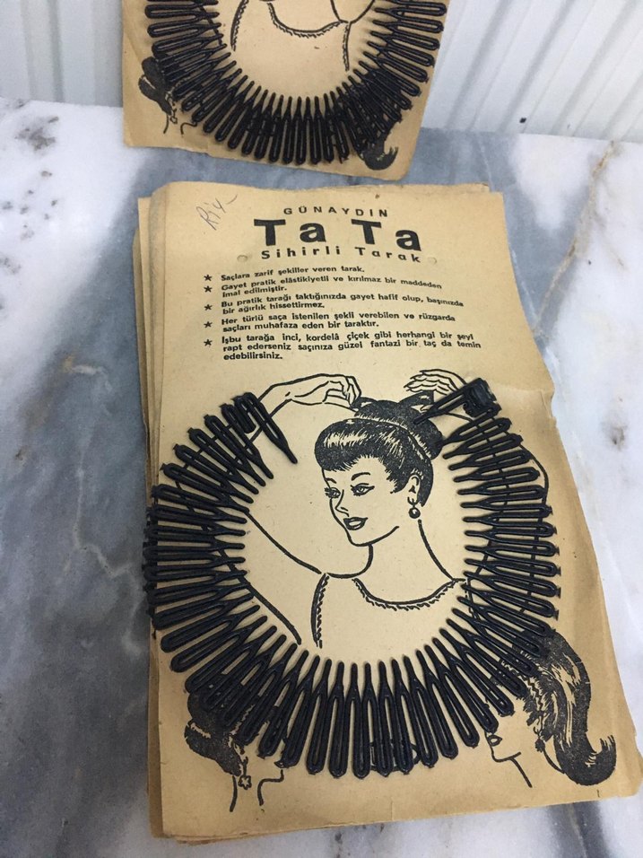 TaTa Sihirli Toka - Vintage Saç Aksesuarı - Görsel 5