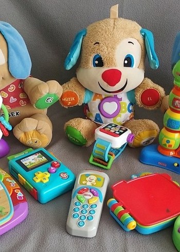 Fisher Price Renkli Eğitici Köpek Oyuncak Seti