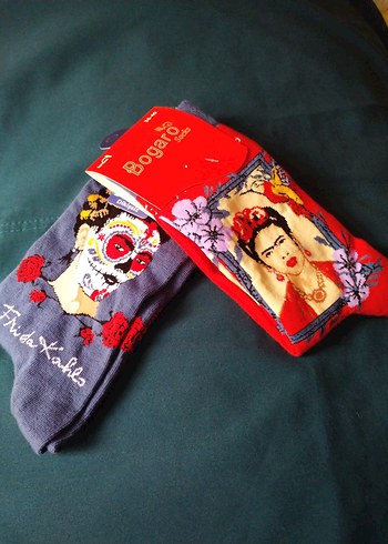 Bogner Baskılı Çoraplar Frida Kahlo Desenli
