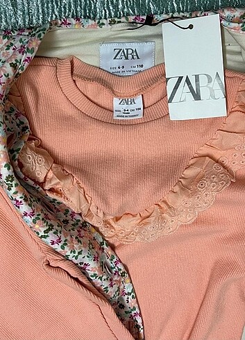 4 Yaş Beden Zara üçlü set