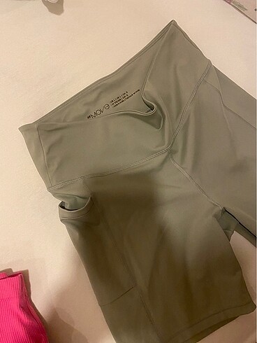 l Beden haki Renk H&M spor biker tayt
