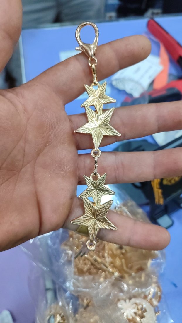 Altın Renk Zincir Detaylı Bohem BEl Zinciri - Görsel 4