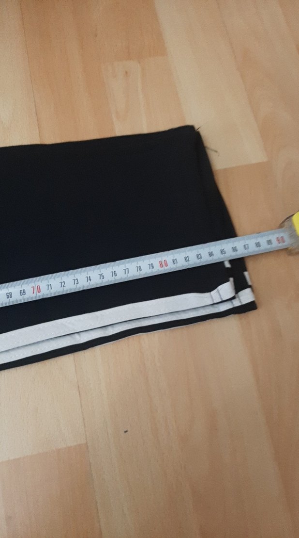 Siyah Düz Desenli çizgili Eşofman - Görsel 4