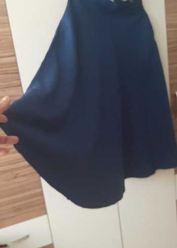 Kadın Lacivert Uzun Salaş Etek - Görsel 4