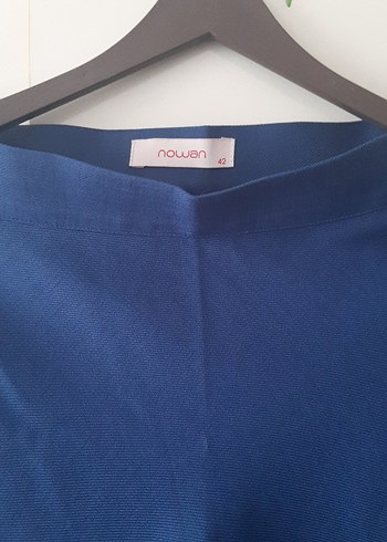 Kadın Lacivert Uzun Salaş Etek - Görsel 3