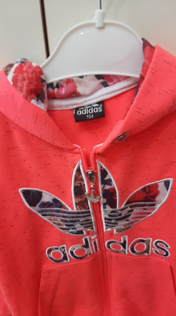 Kız Çocuk Kapüşonlu Fermuarlı Sweatshirt - Görsel 2