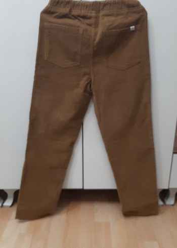 Kahverengi Erkek Çocuk Süet fitilli Pantolon - Görsel 3