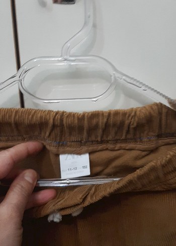 Kahverengi Erkek Çocuk Süet fitilli Pantolon - Görsel 2