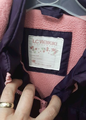 Kız Çocuk Mor Kürklü Mont - Görsel 2