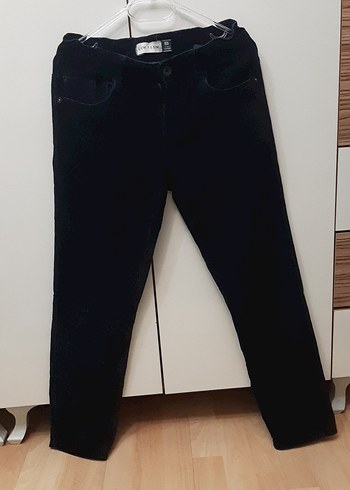 Erkek Çocuk Siyah fitilli kışlık Pantolon - Görsel 4