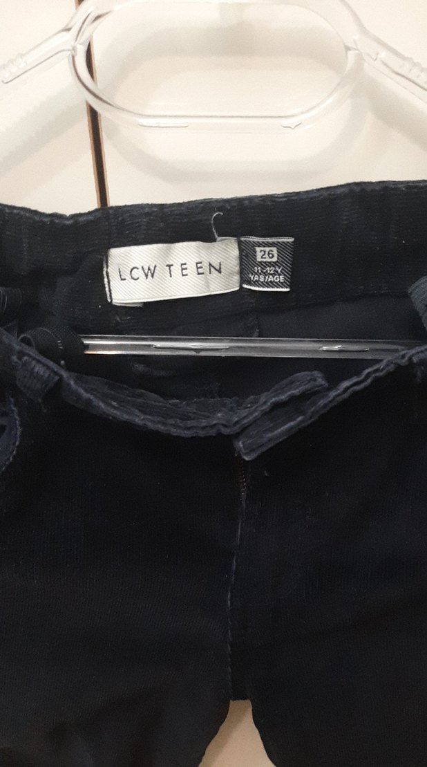 Erkek Çocuk Siyah fitilli kışlık Pantolon - Görsel 2