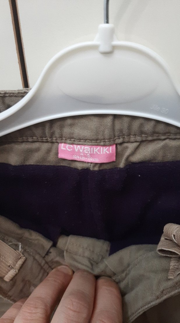 Kız Çocuk  Bol Kesim  Kot Pantolon - Görsel 2