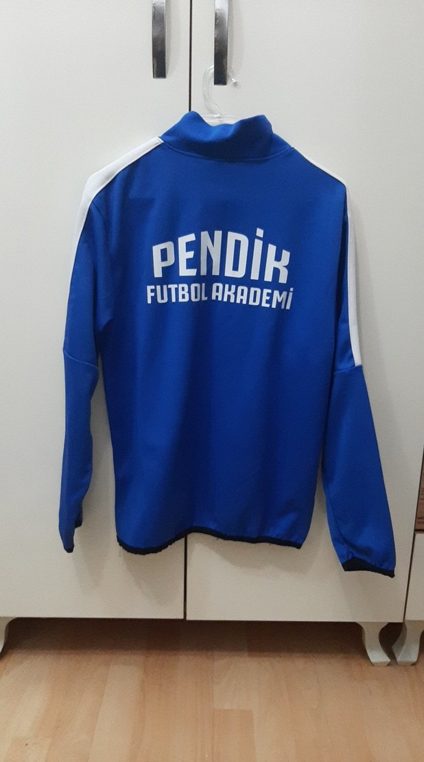 Mavi Fermuarlı Erkek Spor Sweatshirt - Görsel 3