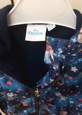 Kız Çocuk Kapüşonlu Baskılı Fermuarlı yağmurluk - Görsel 2